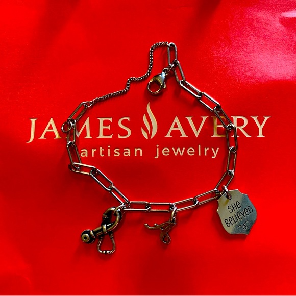 James Avery Jewelry New James Avery Charm Bracelet Letter A